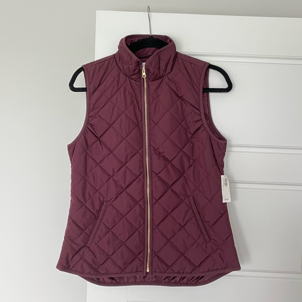 NWT Old Navy Maroon Vest